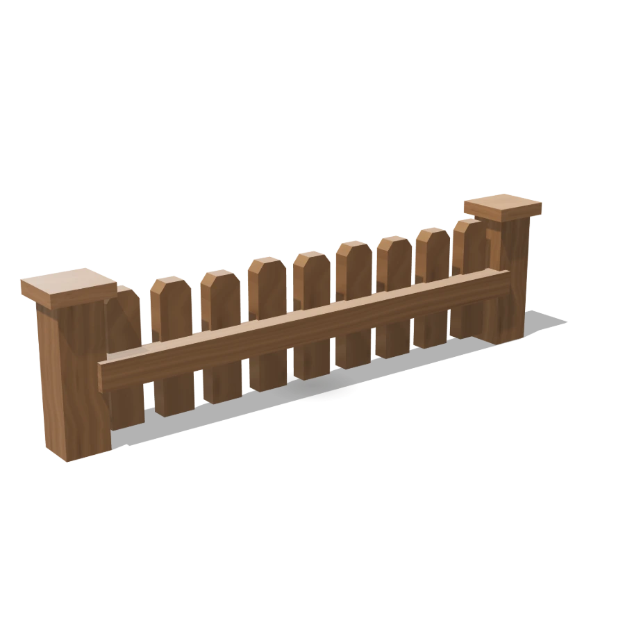 Wood Privacy Fence 2.0
