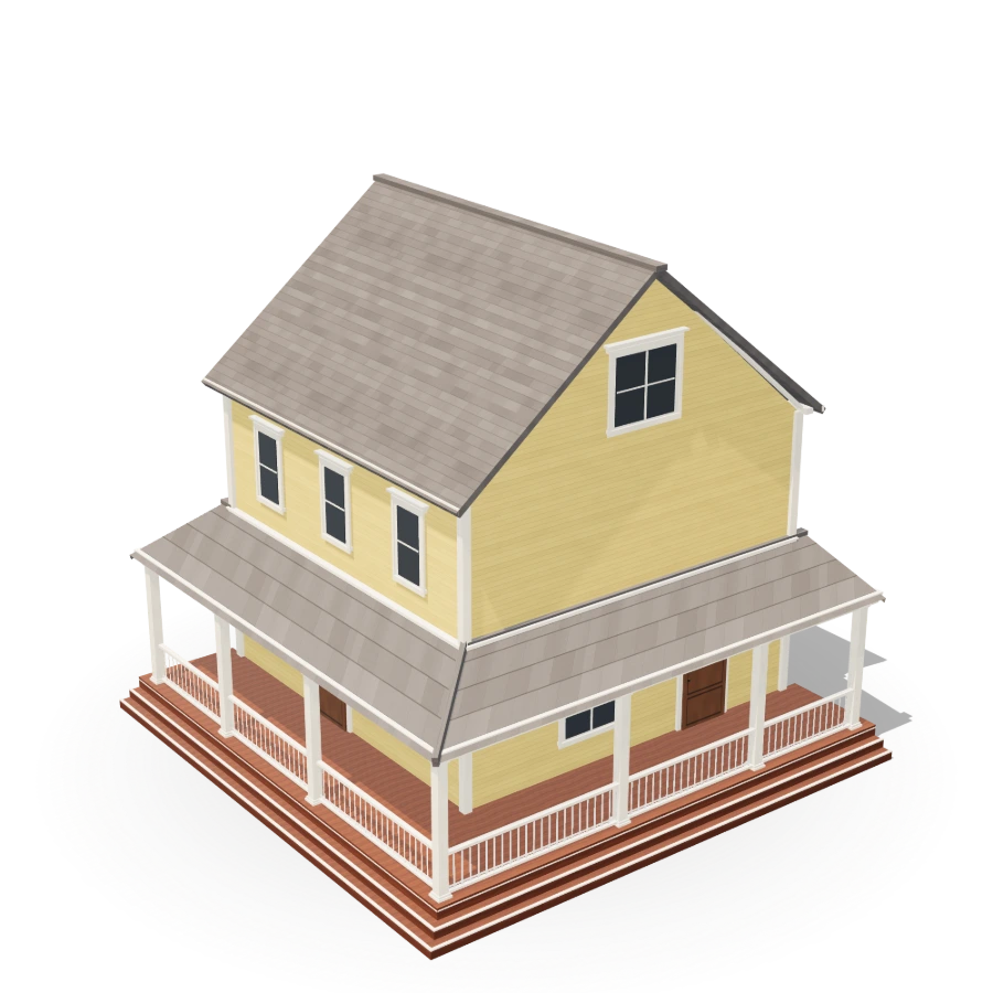 Wraparound Porch House