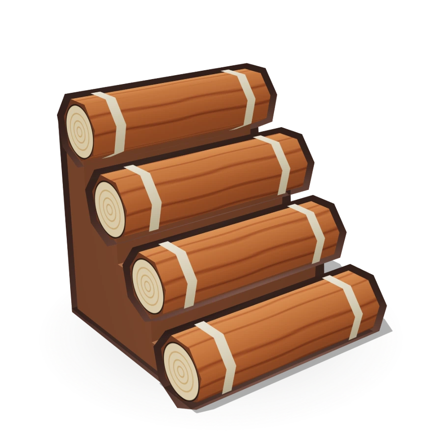 Log Stairs